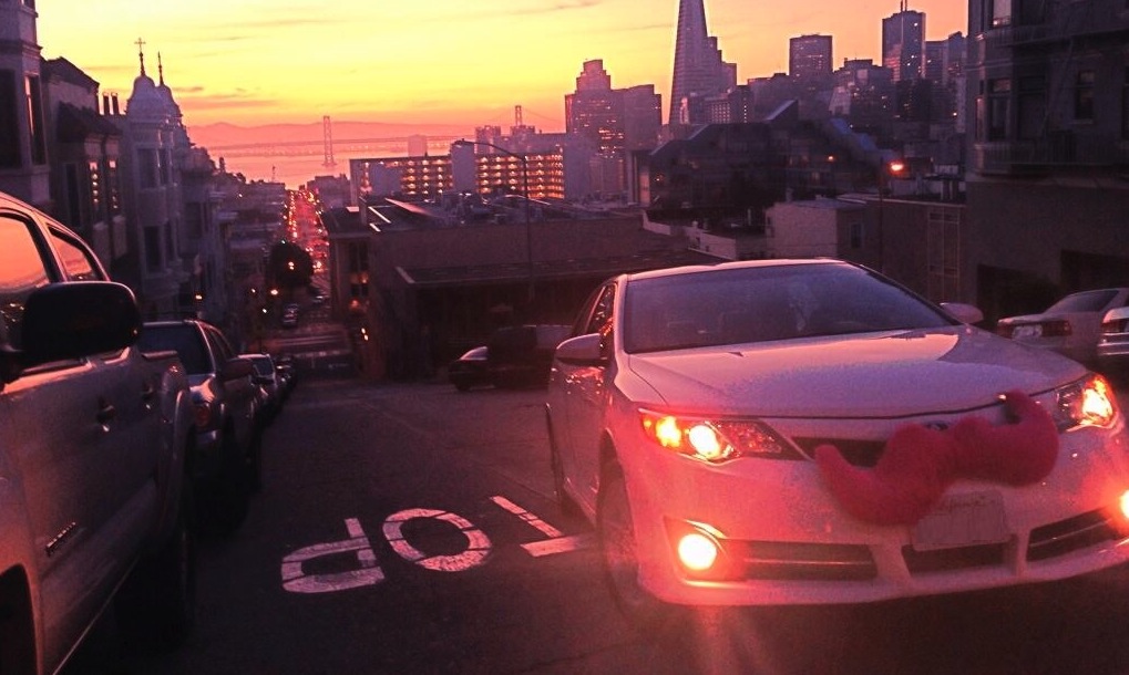 A Lyft car in San Francisco, as Lyft prepares for IPO